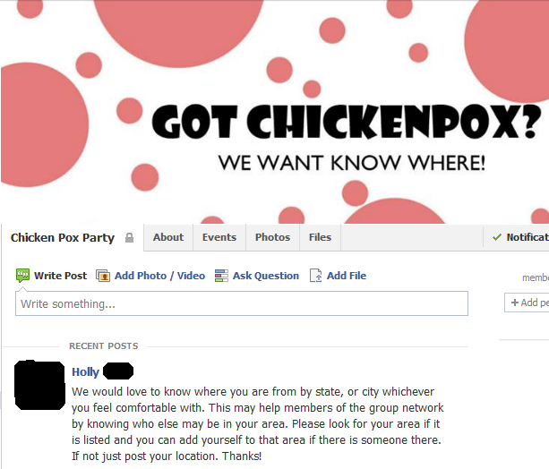 Chicken Pox Party group overview